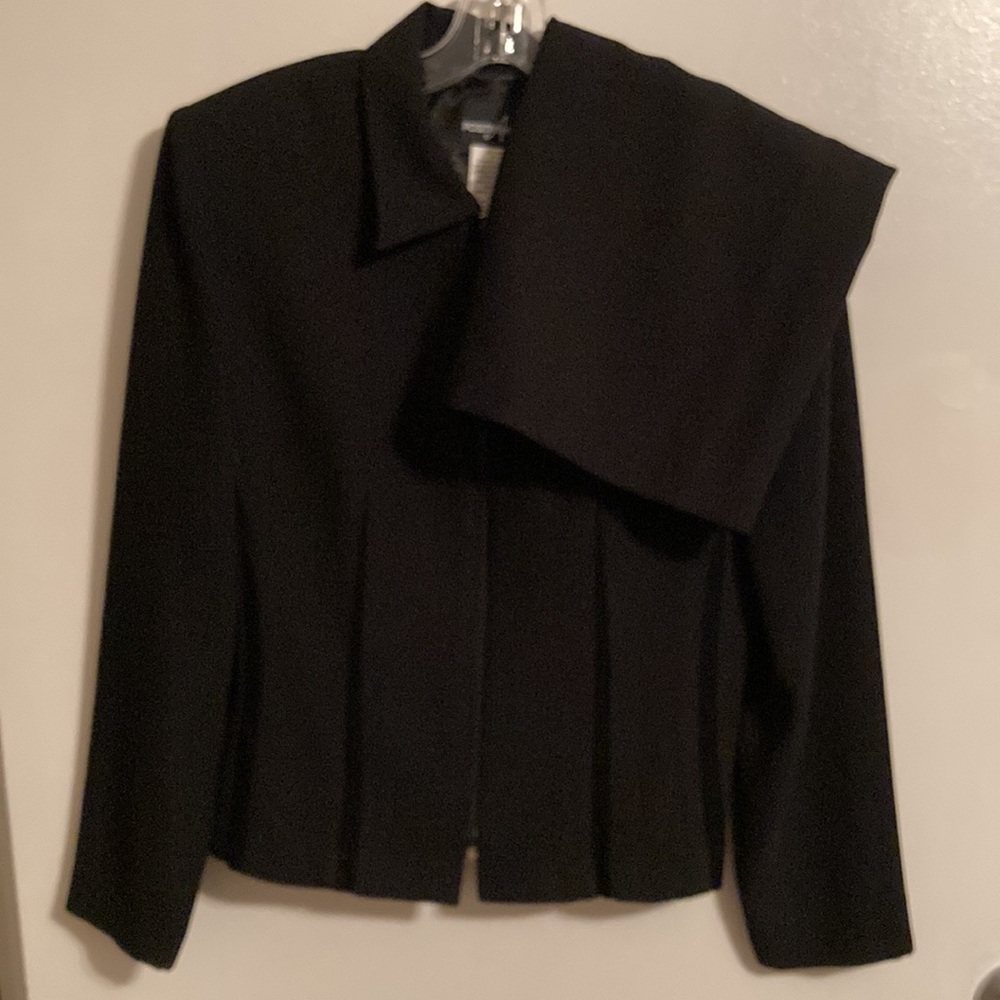 Positive Attitude Two Piece Black Women’s Fitted Suit Set (size 8)